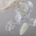 現貨｜ 美甲 歐泊粉 極光雲錦粉 超仙漸變 幻彩偏光 人魚色澤 雪綿粉 超薄片亮片-規格圖6