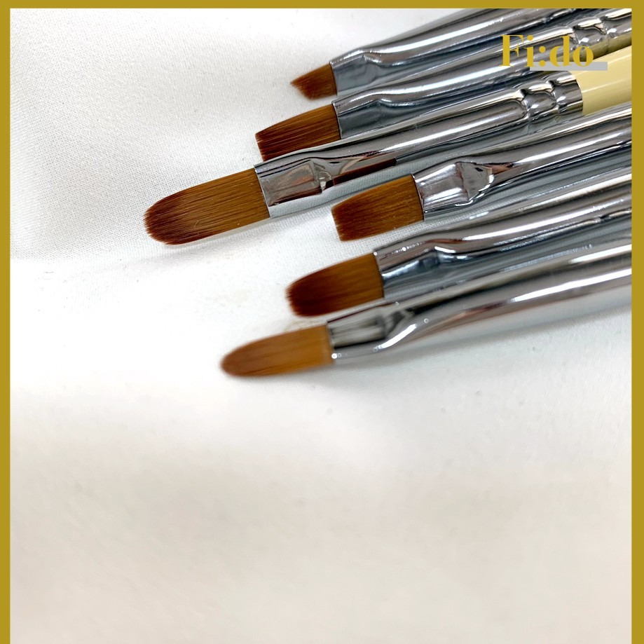 現貨升級版►TTW大師級 凝膠筆 日本熱門 凝膠筆 超薄款 圓筆 平筆 斜口筆  附凝膠筆筆蓋 美甲凝膠筆組 尼龍毛-細節圖5