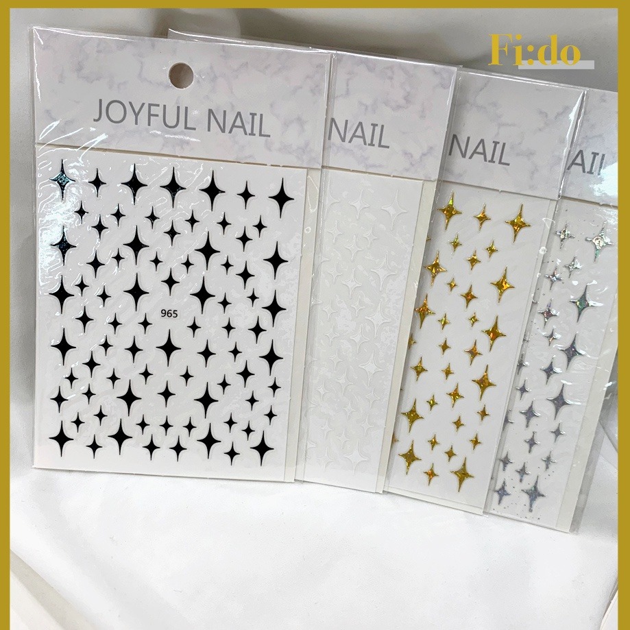 現貨｜美甲貼紙 ✨ 星芒貼紙 薄型 帶背膠 星星貼紙 美甲用品 美甲飾品 閃亮 愛心貼紙 指甲貼紙 兒童指甲貼紙-細節圖4