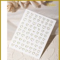 現貨｜美甲貼紙 ✨ 星芒貼紙 薄型 帶背膠 星星貼紙 美甲用品 美甲飾品 閃亮 愛心貼紙 指甲貼紙 兒童指甲貼紙-規格圖7