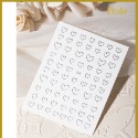 現貨｜美甲貼紙 ✨ 星芒貼紙 薄型 帶背膠 星星貼紙 美甲用品 美甲飾品 閃亮 愛心貼紙 指甲貼紙 兒童指甲貼紙-規格圖7