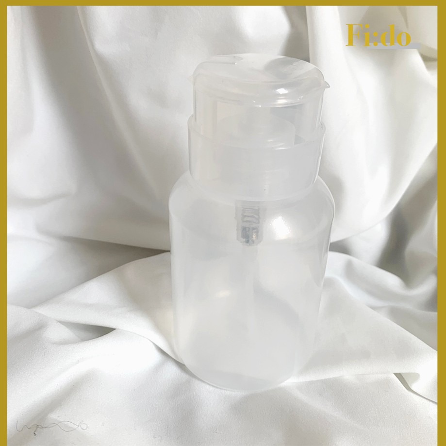 台灣現貨｜美甲液體壓瓶 卸甲液分裝瓶 按壓瓶 可鎖式壓瓶 卸妝水壓瓶 卸甲 按壓瓶-細節圖2