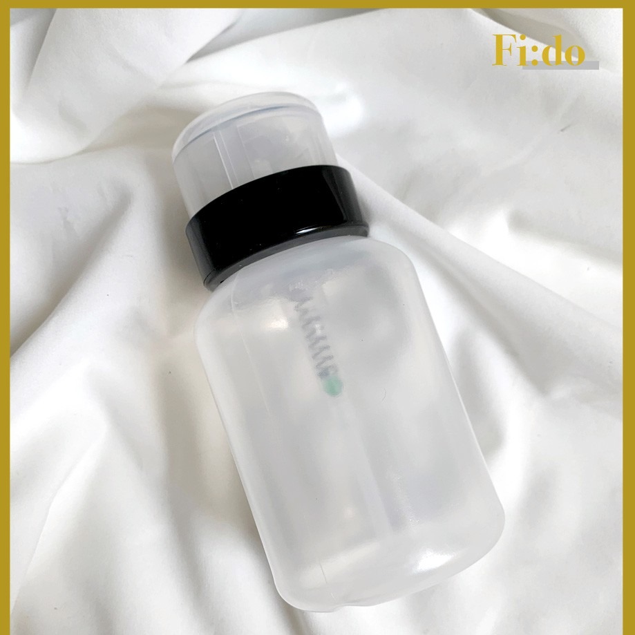 台灣現貨｜美甲液體壓瓶 卸甲液分裝瓶 按壓瓶 可鎖式壓瓶 卸妝水壓瓶 卸甲 按壓瓶-細節圖3