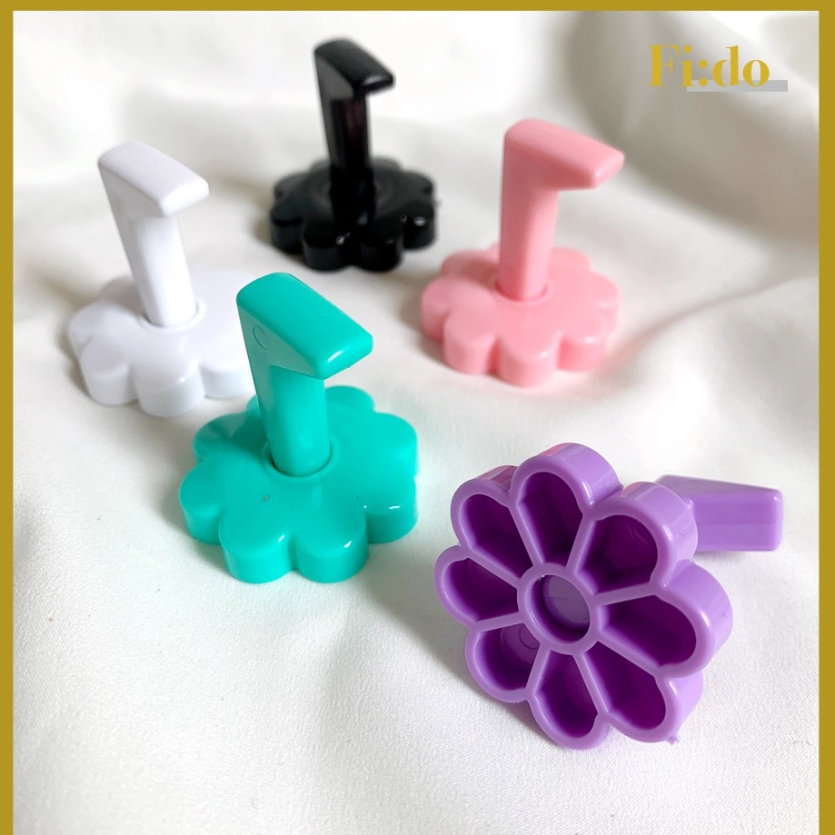 快速出貨｜小花甲片座 共5色 美甲練習底座 甲片托 甲片練習架-細節圖2