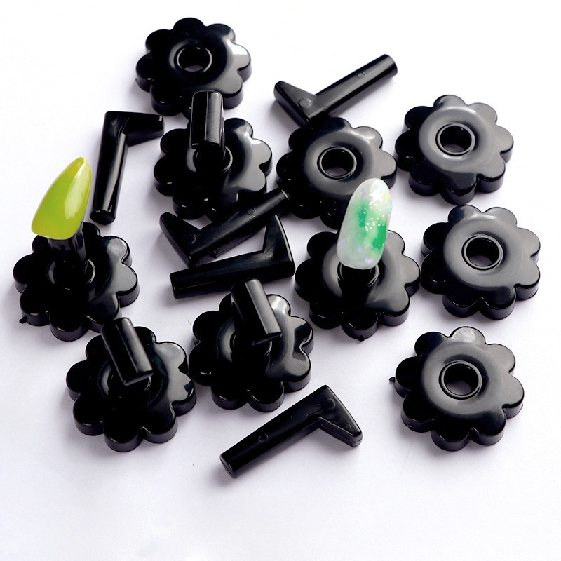 快速出貨｜小花甲片座 共5色 美甲練習底座 甲片托 甲片練習架-細節圖4