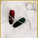 現貨供應｜現貨・美甲鏈條飾品 鍊條素材 金鏈子 立體鏈條裝飾素材 8字細鏈條 美甲飾品-規格圖3