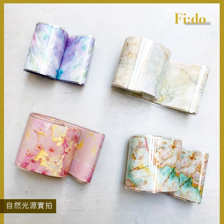 現貨供應｜新款韓系美甲石紋轉印貼 大理石暈染貼 星空貼 轉印星空貼 美甲貼紙-細節圖3