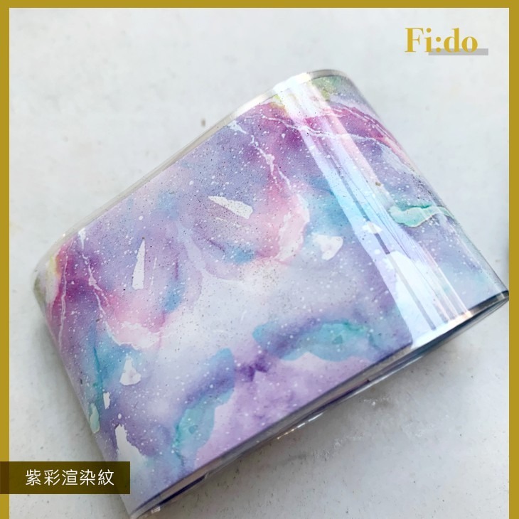 現貨供應｜新款韓系美甲石紋轉印貼 大理石暈染貼 星空貼 轉印星空貼 美甲貼紙-細節圖4
