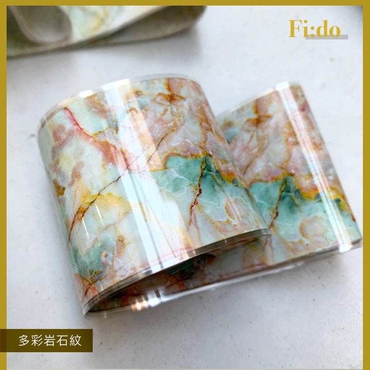 現貨供應｜新款韓系美甲石紋轉印貼 大理石暈染貼 星空貼 轉印星空貼 美甲貼紙-細節圖7