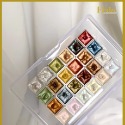 熱門現貨｜DS 美甲珠光水彩組 美甲暈染  HB荷爾拜因水彩 分裝水彩 美術珠光水彩顏料 美甲水彩 固態水彩 分裝水彩-規格圖9