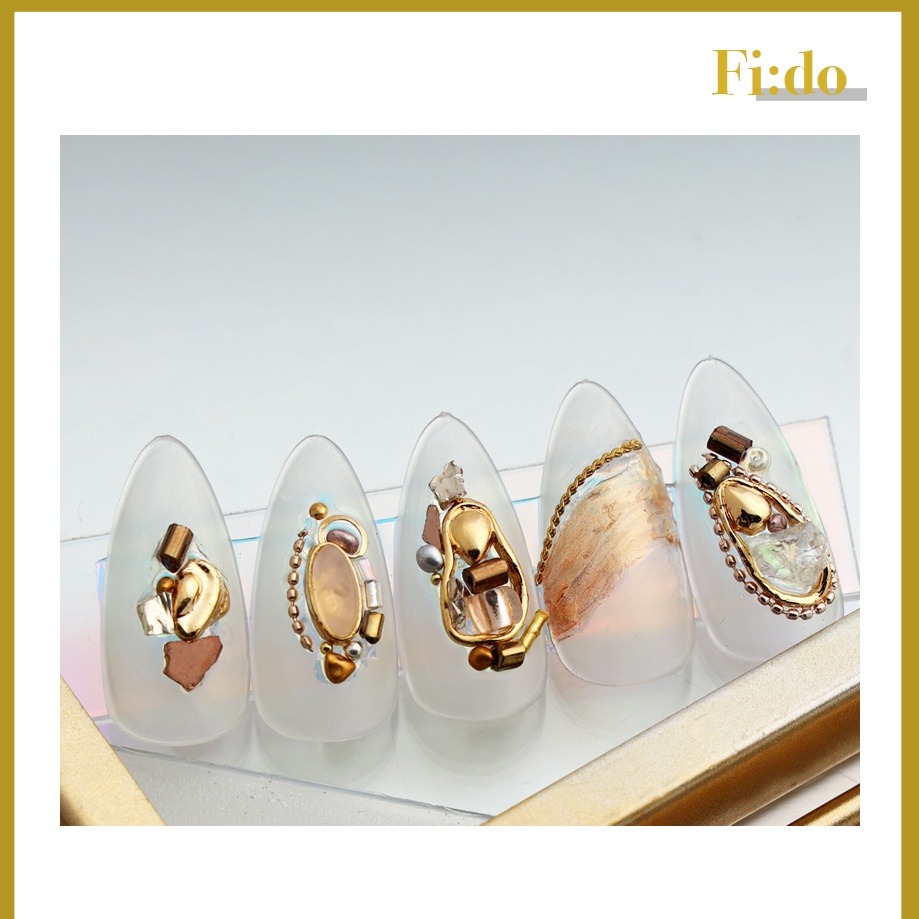 現貨供應｜新款 日系不規則金屬框5入 水滴框 美甲鑽飾 鍍金飾品 美甲素材 幾何簡約飾品 簍空鑽飾 美甲 飾品-細節圖2