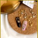 現貨供應｜新款 日系不規則金屬框5入 水滴框 美甲鑽飾 鍍金飾品 美甲素材 幾何簡約飾品 簍空鑽飾 美甲 飾品-規格圖3