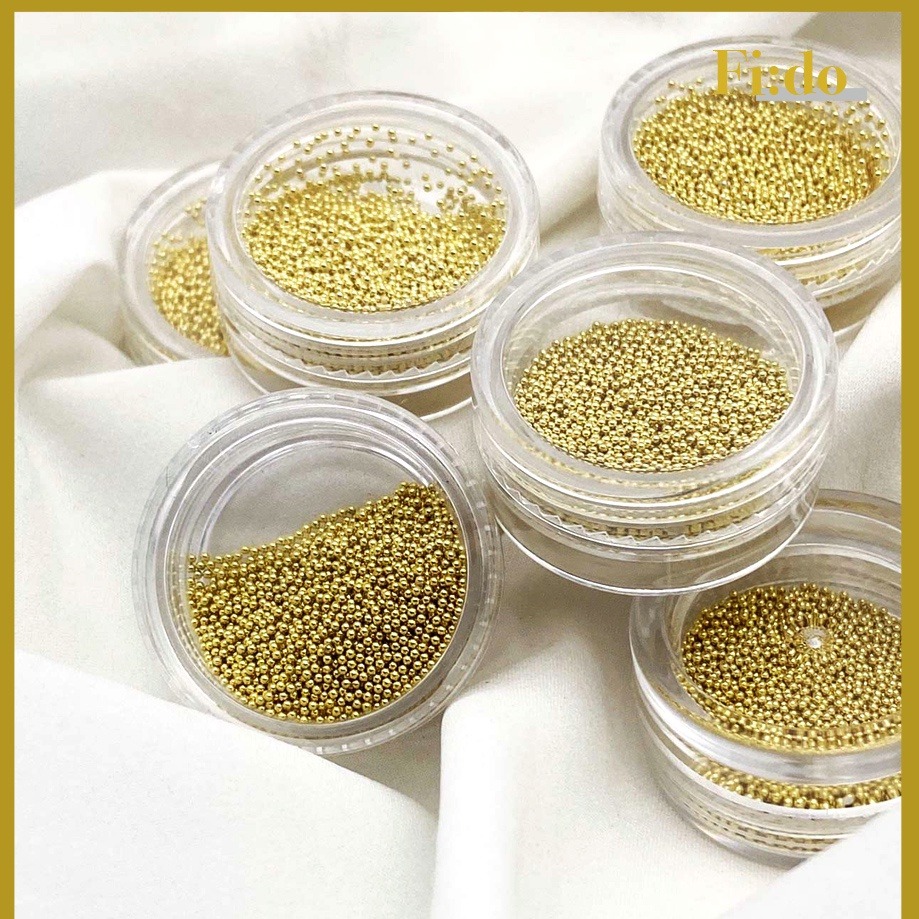 現貨供應｜美甲 電鍍珠 金屬球 0.8mm/1mm 金屬小球 金屬珠珠 美甲飾品 排鑽美甲電鍍珠 美甲小鋼珠 美甲鑽飾-細節圖4