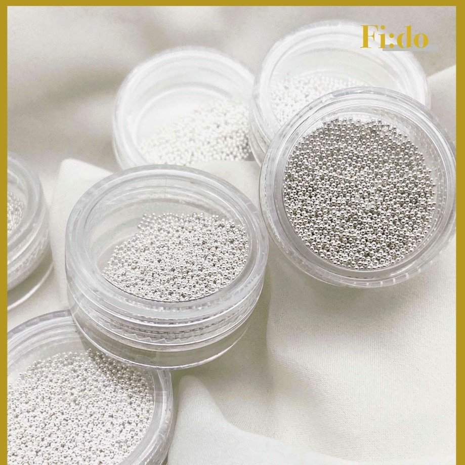 現貨供應｜美甲 電鍍珠 金屬球 0.8mm/1mm 金屬小球 金屬珠珠 美甲飾品 排鑽美甲電鍍珠 美甲小鋼珠 美甲鑽飾-細節圖6