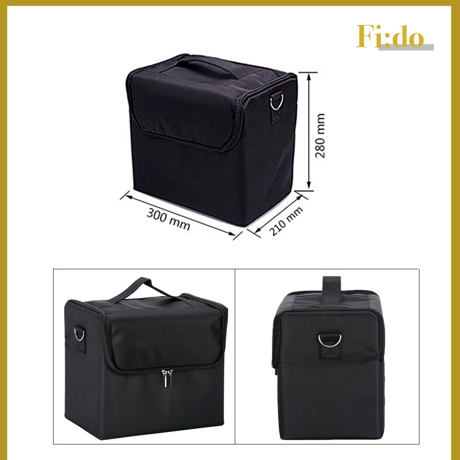 現貨供應✦簡約 美甲工具箱 彩妝師 化妝箱  多層化粧箱 化妝箱 美甲收納箱 手提化妝箱 肩背工具箱 新秘化妝箱-細節圖2