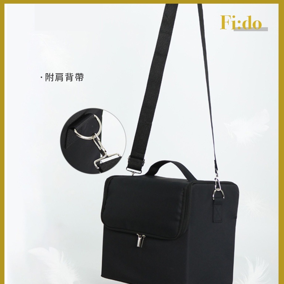 現貨供應✦簡約 美甲工具箱 彩妝師 化妝箱  多層化粧箱 化妝箱 美甲收納箱 手提化妝箱 肩背工具箱 新秘化妝箱-細節圖3