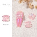 現貨｜日系 美甲 仙女光 小裙襬飾品 極光小裙擺 珍珠 DIY 素材 指甲裝飾 鑽飾 夏日可愛飾品 幻彩鑽飾 鑽-規格圖9