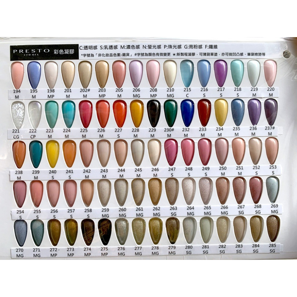 現貨賣場＇＇ 日本 Presto 砂糖膠 色系 259-265 甲油膠 大容量 瓶裝 日本凝膠 指甲油 砂糖 紗糖-細節圖8