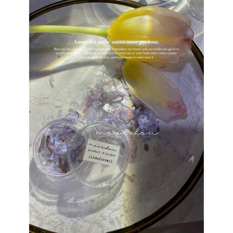 現貨｜春夏新款 美甲漸變 細閃光澤 絲綢貝殼 超薄雲母片 仙氣 貝殼片 貝殼光 貝殼 雲母 素材 暈染 美甲飾品-細節圖4