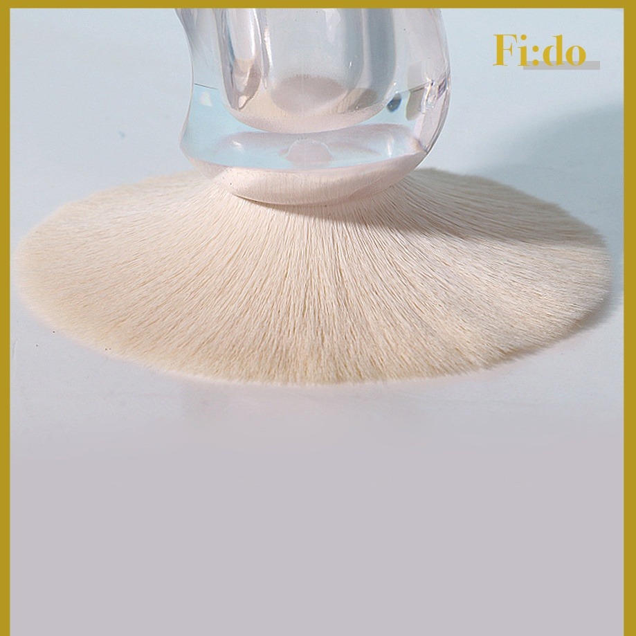 現貨供應｜ 美甲粉塵刷 小蘋果短柄粉刷 清潔刷 卸甲工具 除塵刷 粉塵清潔 餘粉刷 透明柄身 握把設計 美甲工具-細節圖3