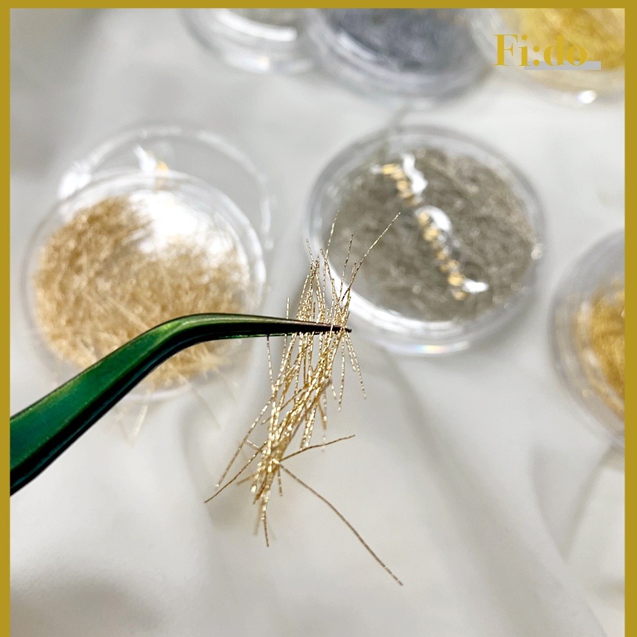 現貨供應｜美甲素材 極細絲線 百搭極細金線 美甲金線 金絲線 指甲貼 金線貼 美甲素材 日系絲線 金銀線 美甲銅線-細節圖3