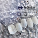 現貨｜新上市✨ Infin.Lin 砂糖膠 210-215 砂糖礦石 彩色甲油膠 美甲 凝膠指甲油 砂石膠-規格圖9