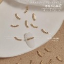 現貨｜ 美甲 立體麻花飾品 裝飾 鉚釘  編織造型 金屬 蝴蝶結 指甲小飾品 素材 麻花結鑽飾 金色 銀色 美甲飾品-規格圖3