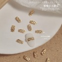 現貨｜ 美甲 立體麻花飾品 裝飾 鉚釘  編織造型 金屬 蝴蝶結 指甲小飾品 素材 麻花結鑽飾 金色 銀色 美甲飾品-規格圖3