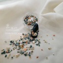 現貨｜ 日韓 美甲 質感復古寶石飾品 綜合混搭色系 碎石 珍珠 人魚珠 玻璃珠 光透素材 小珠珠 不規則珍珠-規格圖9