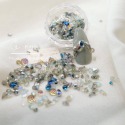 現貨｜ 日韓 美甲 質感復古寶石飾品 綜合混搭色系 碎石 珍珠 人魚珠 玻璃珠 光透素材 小珠珠 不規則珍珠-規格圖9