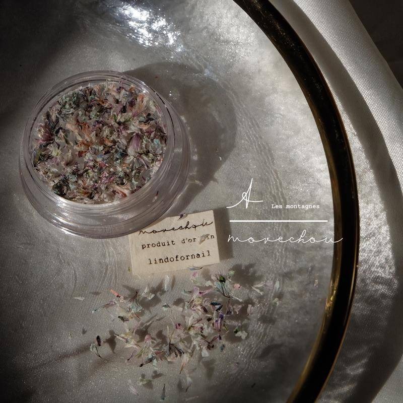 現貨｜ 日系混色乾燥花 碎花 美甲裝飾 diy素材 裝飾品 混色 多彩 乾花 小碎花 花瓣 壓花 smint同款-細節圖3