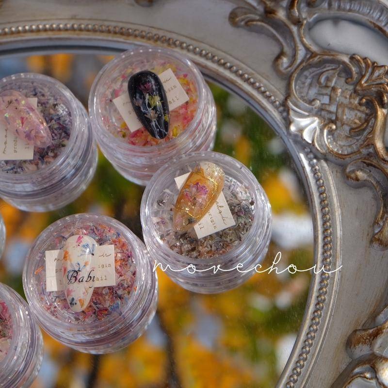 現貨｜ 日系混色乾燥花 碎花 美甲裝飾 diy素材 裝飾品 混色 多彩 乾花 小碎花 花瓣 壓花 smint同款-細節圖5