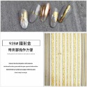 現貨｜美甲 復古燙金 英文文字貼紙 仿舊金色 英文字貼紙 金色 指甲貼紙 裝飾-規格圖7