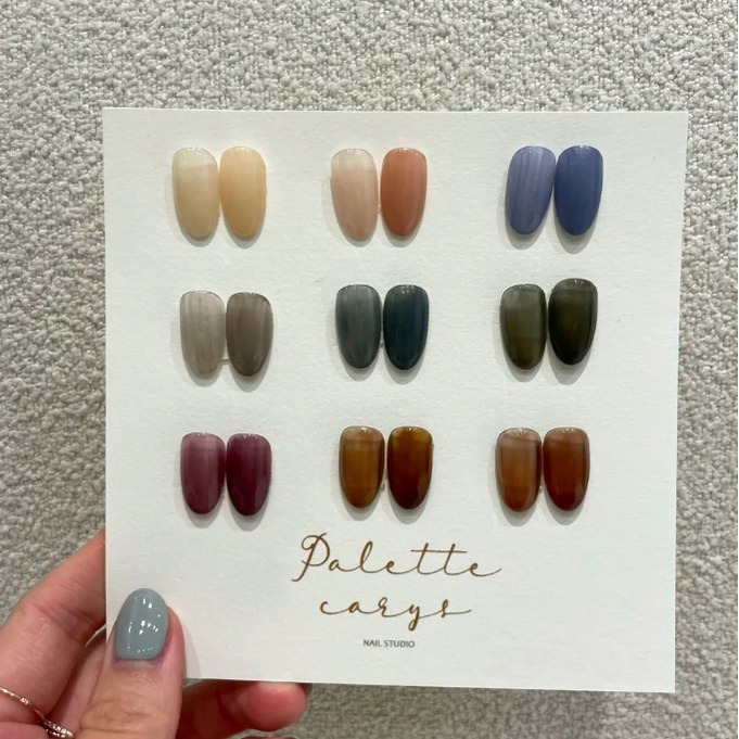 現貨｜ Palette Carys 熱門🔥全系列罐裝色膠 彩色凝膠 水晶糖透光 低飽和復古色系 單色/暈染 美甲凝膠-細節圖3