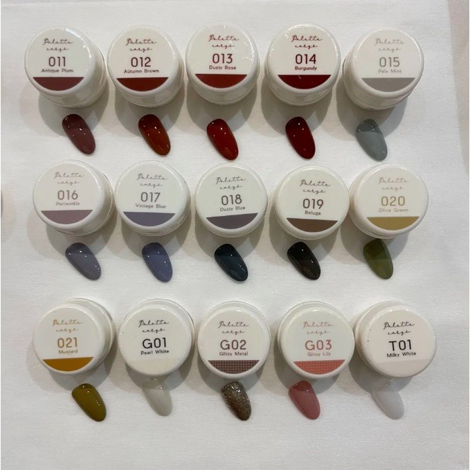 現貨｜ Palette Carys 熱門🔥全系列罐裝色膠 彩色凝膠 水晶糖透光 低飽和復古色系 單色/暈染 美甲凝膠-細節圖9