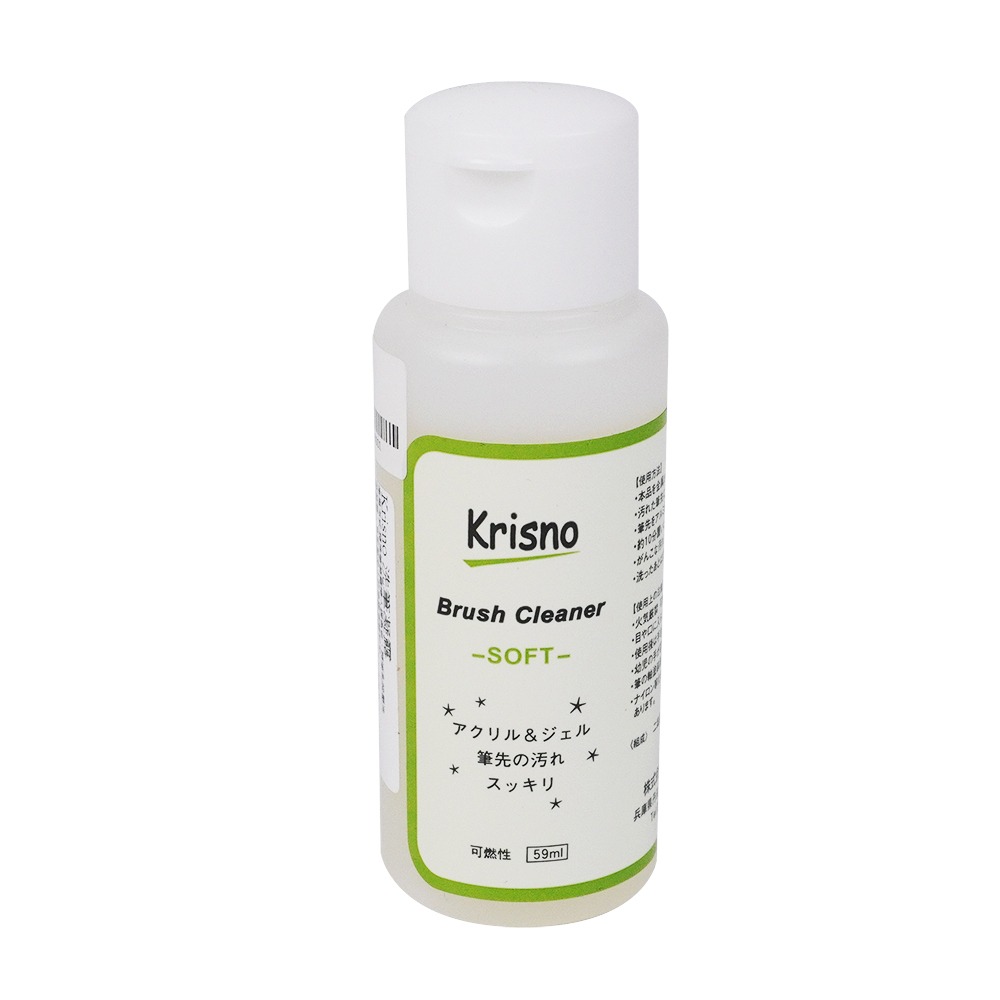 現貨｜ 日本 Krisno 筆刷復活液 59ml 洗筆液 洗筆凝露 凝膠筆保養 洗筆劑 洗筆 清潔液 有中標-細節圖2