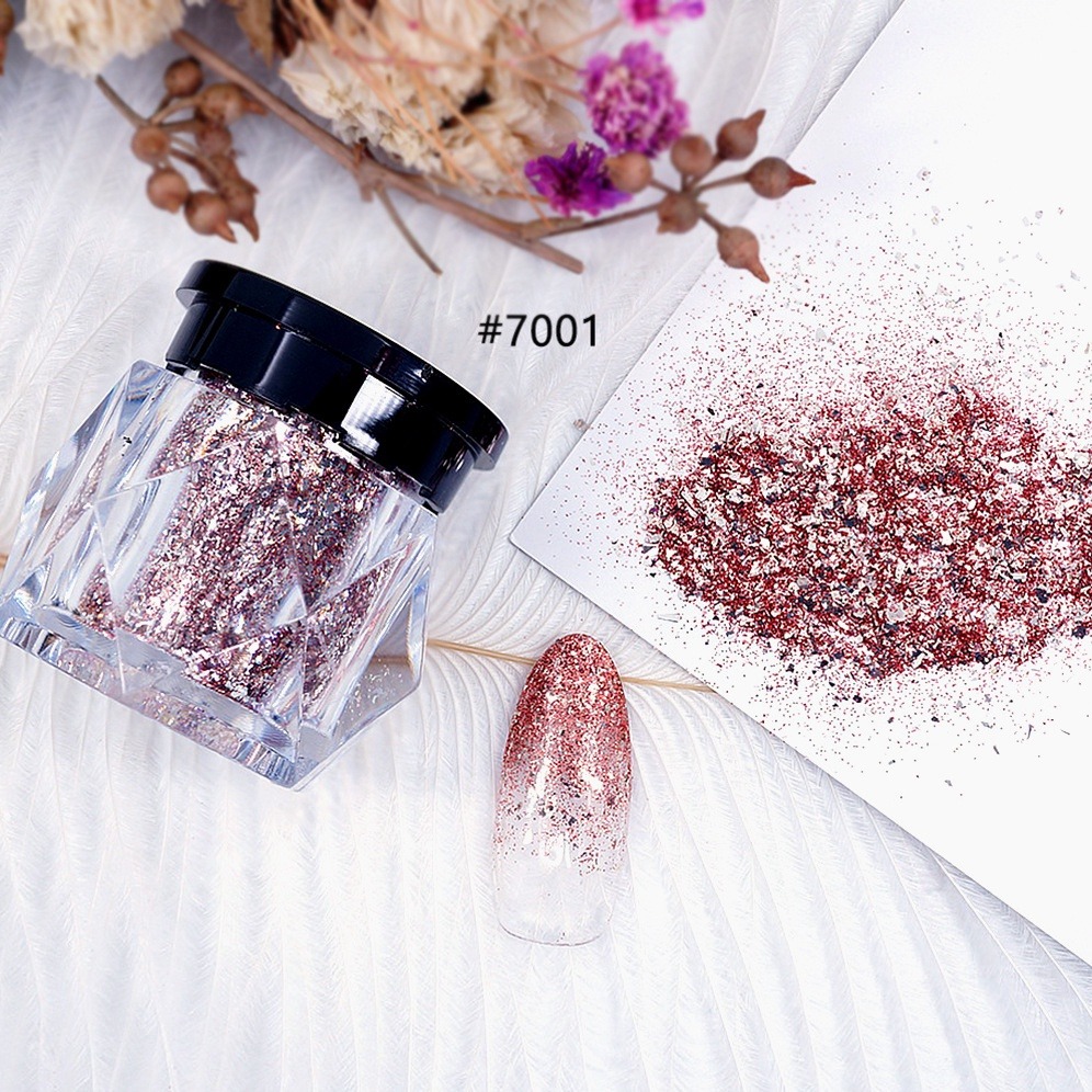 現貨｜日系 星河閃粉 雙色亮粉 細亮粉 閃粉金 閃粉銀 閃粉銅 閃粉 美甲亮粉 美甲造型 細閃粉 美甲點綴素材-細節圖2
