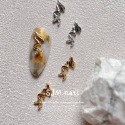 現貨｜ 日系 美人魚鋯石飾品 質感 貝殼珍珠 鑽飾 指甲 DIY 美甲 鑲嵌飾品 素材 海星 美人魚 立體大鑽飾-規格圖8