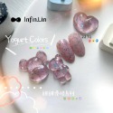 現貨｜ Infin.Lin 甲油膠 224~229 優格系列 砂糖膠 馬卡龍色 美甲 彩色亮片 雲母 凝膠-規格圖9