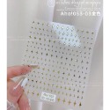現貨｜美甲貼紙 基本款 迷你星星 光芒 金星 金色 銀色 3D指甲貼 裝飾貼紙 美甲飾品 百搭 星芒貼紙-規格圖4