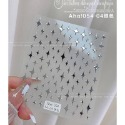 現貨｜美甲貼紙 基本款 迷你星星 光芒 金星 金色 銀色 3D指甲貼 裝飾貼紙 美甲飾品 百搭 星芒貼紙-規格圖4
