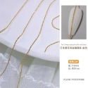 現貨｜ 日系美甲細鏈條 飾品 金屬 立體 龐克風 細珠鏈 裝飾品 素材 鏈條 鏈子 八字鍊 環鍊 極細珠鍊-規格圖7