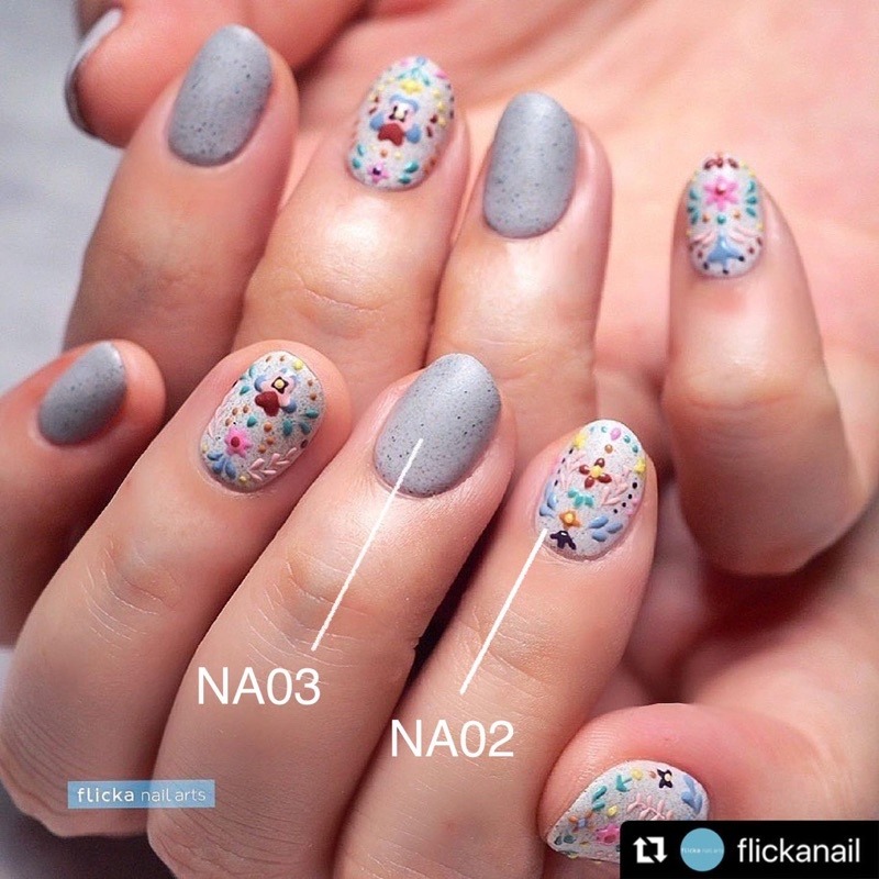 現貨供應｜日本 flicka X ARTiS di Voce聯名 彩色甲油膠 NA系列 砂糖膠 乳透色 砂石 透明裸色-細節圖7