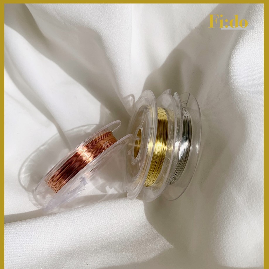 現貨實拍｜美甲金屬細鐵圈 可彎折定型 超細造型 金屬線 絲線 銅線 鋁線 鐵絲 細金線 纏繞DIY素材飾品【快速出貨】-細節圖3