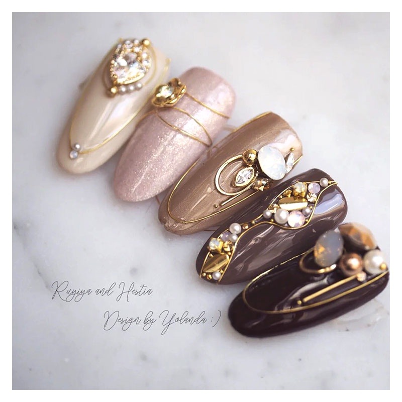 現貨實拍｜美甲金屬細鐵圈 可彎折定型 超細造型 金屬線 絲線 銅線 鋁線 鐵絲 細金線 纏繞DIY素材飾品【快速出貨】-細節圖4