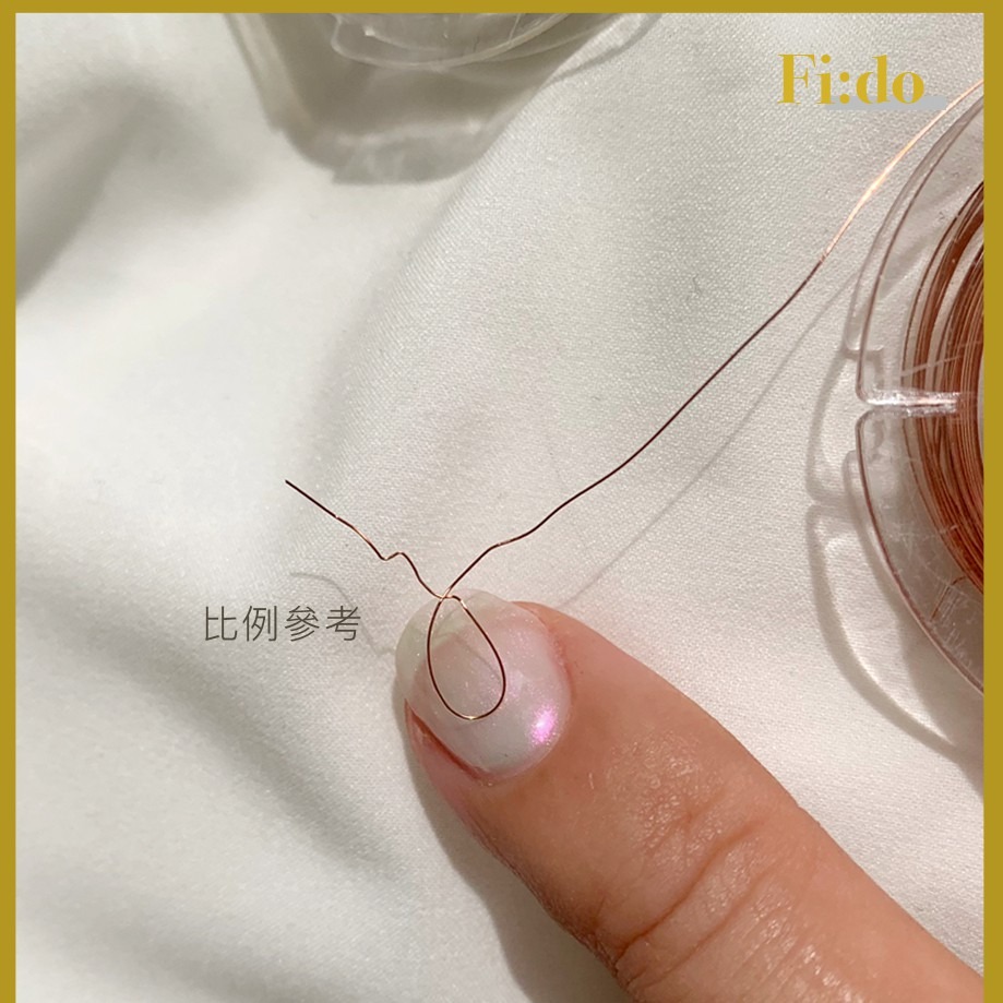 現貨實拍｜美甲金屬細鐵圈 可彎折定型 超細造型 金屬線 絲線 銅線 鋁線 鐵絲 細金線 纏繞DIY素材飾品【快速出貨】-細節圖5