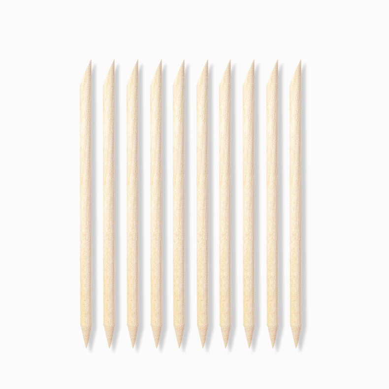 現貨供應｜美甲櫸木棒 推棒點鑽 10入 櫸木棒 乾皮推 雙頭美甲櫸木棒 木推棒 點鑽棒 美甲工具 點鑽木棒 橘木棒-細節圖3