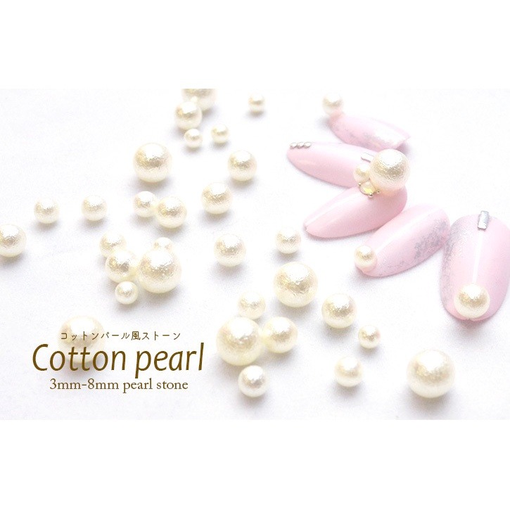 現貨供應｜美甲珍珠飾品 綜合尺寸立體兩色珍珠素材  美甲飾品 小珍珠 珠珠-細節圖4