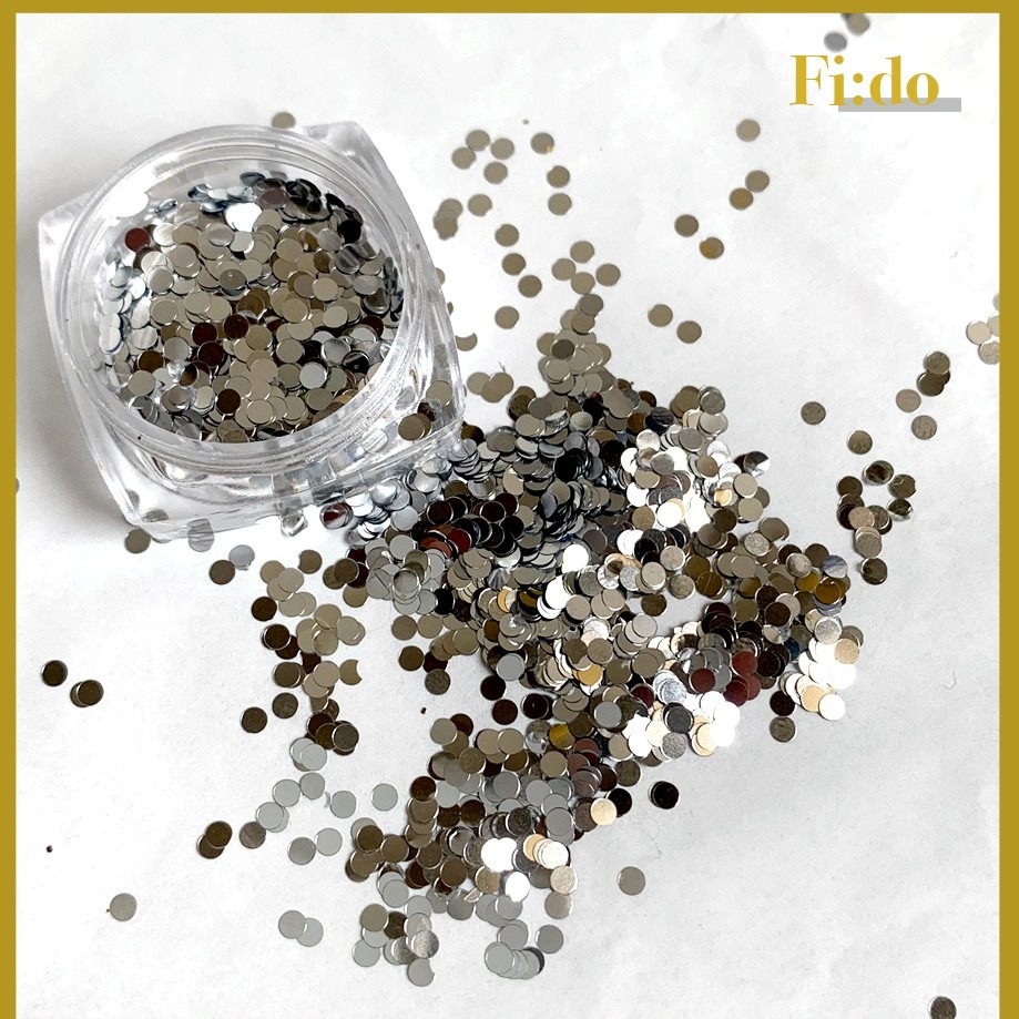 現貨實拍｜美甲超閃金色亮粉 銀色亮片 金銀亮片細亮粉 閃耀亮粉組合素材 飾品 日系混合亮片 美甲亮粉 美甲亮片-細節圖3