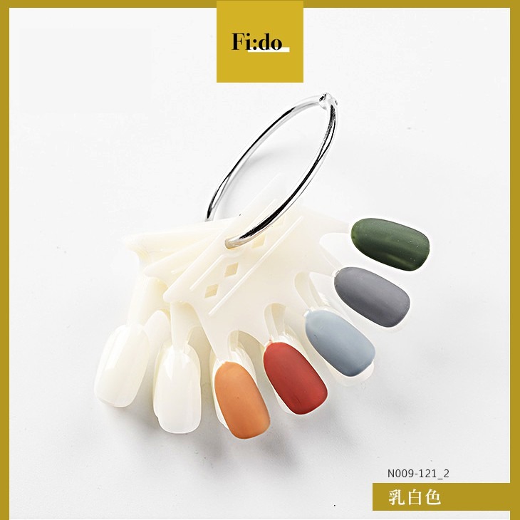 現貨供應｜皇冠造型環狀色卡 美甲色卡50色 色卡展示板 甲片色卡-細節圖2